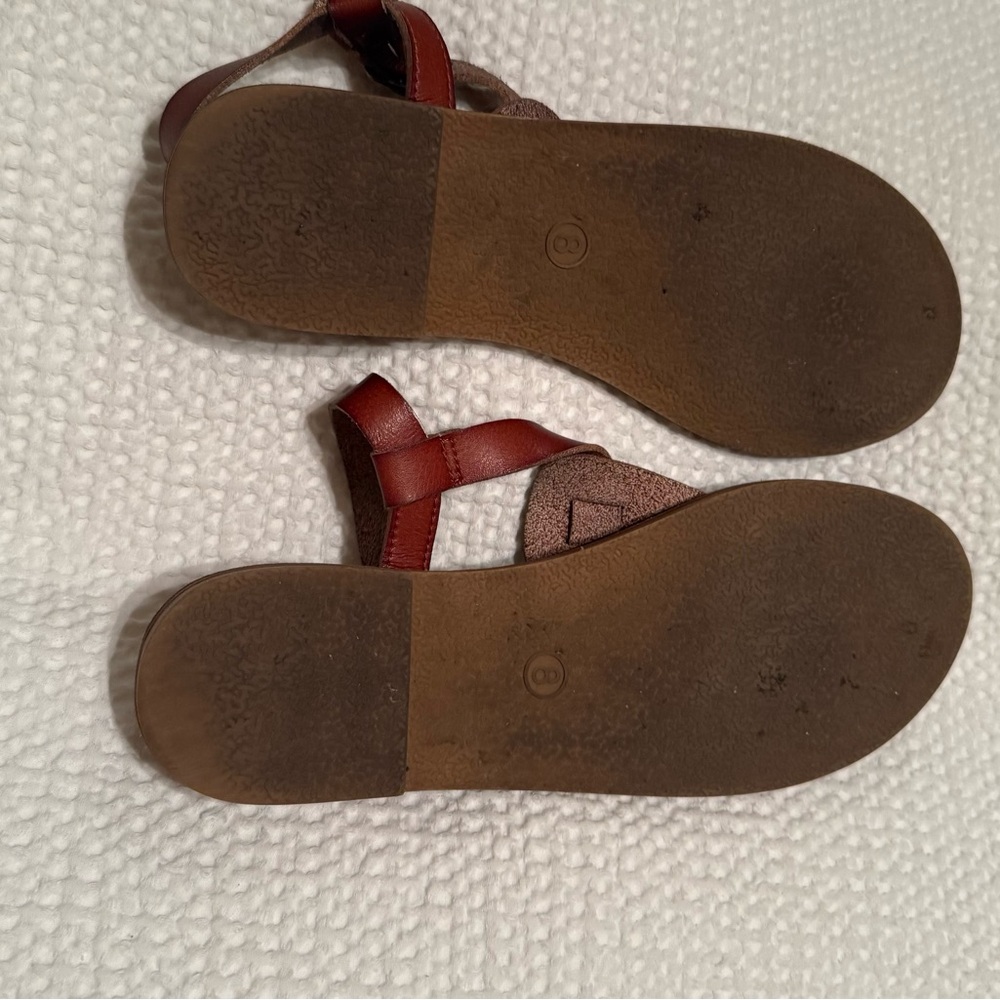 Women's Brown Sandals - Picture 2 of 2